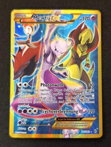 Mewtu 163 162 pokémon xy - ex,
