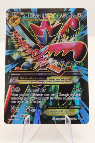 Carte pokemon mega cizayox - pokemon, ex